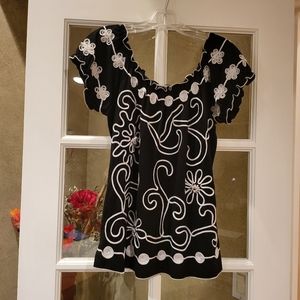 Lauren Michelle Embellished Top